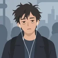 末班车乘客 读者头像 读者末班车乘客的头像插画